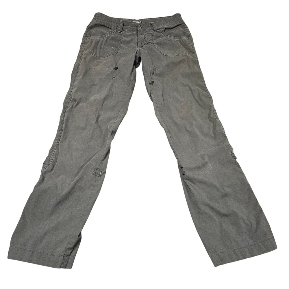 Kuhl Cargo Pants Womens 4 Green Hiking Outdoor GorpoStraight Leg
